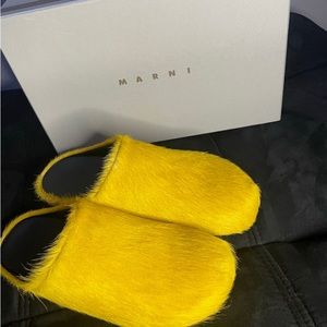 Yellow Marni shoes worn once very comfortable